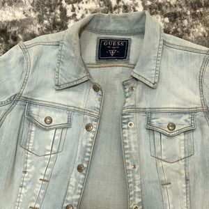 Guess jean jacket - great condition light blue